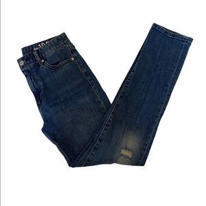 GAP Always Skinny High Rise Distressed Denim 25